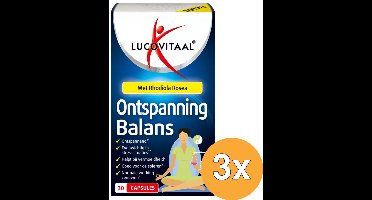 3x Lucovitaal Ontspanning Balans (30 capsules)