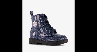 Frozen meisjes veterboots met glitters blauw - Blauw - Maat 29