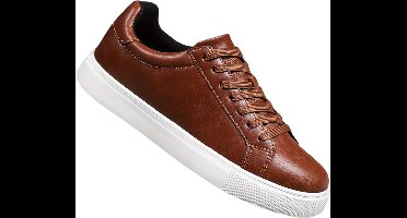 Currero Schoenen Heren - Sneakers - Comfortabel - Wandelschoenen - Casual - Volwassenen - Mokkabruin 46