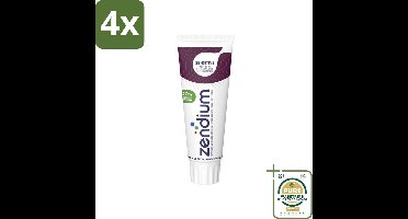 Zendium Tandpasta Sensitive 75 ml - Voordeelverpakking - 4 stuks - Mondgezondheid - Fluoride