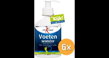 6x Lucovitaal Voetenwonder Zalf (300 ml)