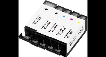 Renkforce Inktcartridge vervangt Canon PGI-525PGBK, CLI-526BK, CLI-526C, CLI-526M, CLI-526Y Compatibel Combipack Zwart,