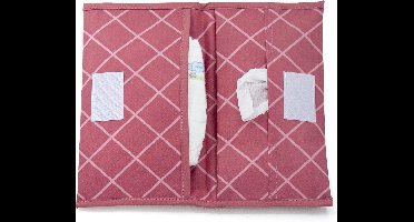 Luier Pouch - Commando Tasje - Onderweg Luiers - Met Doekjes Dispenser - Voor 3 Luiers - Blauw