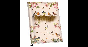 Agenda 2027 – 18-maanden agenda – Garden Birds Agenda 2026-2027 – Weekplanner – Luxe kaft & duurzame afwerking