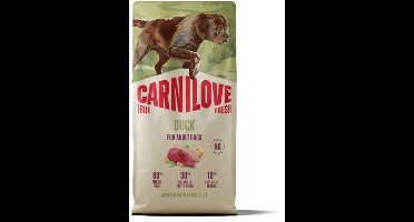 CARNILOVE TRUE FRESH - Dog - Duck for Adult All Breeds 12 kg