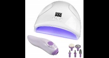UV Lamp Gelnagels - 80 Watt - LED Nagellamp - Nageldroger - LED Lamp Nagels - Nageldrogerset - LED UV Lamp - 12W - Inclusief Frees