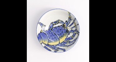 Tokyo Design Studio - Seafood - Sausschaaltje - Kreeft - Blauw - 9,5x3cm - 150ml