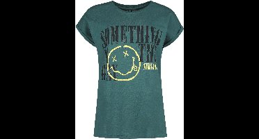 Nirvana Something In The Way Dames T-shirt - blauw - XXL