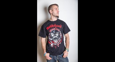 Motorhead - Lightning Wreath Heren T-shirt - S - Zwart