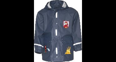 Playshoes Regenjas Kinderen Brandweer - Donkerblauw - Maat 98