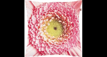 Dutch Decor SINDY - Kussenhoes met bloemenprint roze 45x45 cm - met rits