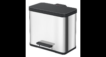 Hailo Öko Duo Plus L Prullenbak - 17L + 9L -  RVS