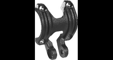 Ergotec Stuurkap Met Koplamphouder Swell 31,8 Mm Zwart