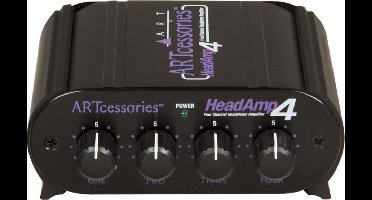 ART HeadAmp 4 4-CH Mini-koptelefoonversterker - Koptelefoon versterker