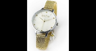 The Carat Shop - Harry Potter Gouden Snitch Bedelhorloge Versierd met Kristallen