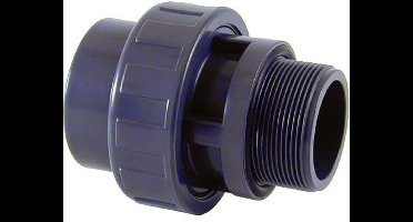 Cepex PVC 3 delige koppeling met buitendraad 50 x 2” met o-ring