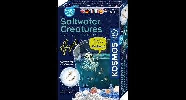 Kosmos Saltwater Creatures – Experimenteerset – Kweek je eigen mysterieuze zoutwaterdiertjes – Inclusief aquarium, eitjes en voer – Zoutwaterwezentjes kweken