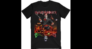Iron Maiden - Legacy Of The Beast Live Album Heren T-shirt - M - Zwart