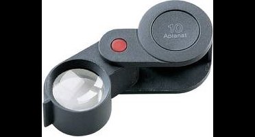 Eschenbach 118210 Inslagloep Vergrotingsfactor: 10 x Lensgrootte: (Ø) 23 mm Zwart