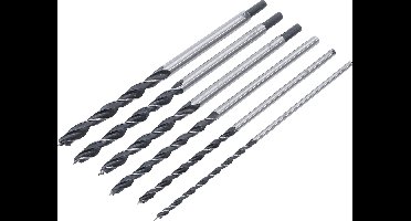 Houtboren set - Extra lang - 30cm lengte - 6 delig - 6mm - 14mm - Lange boren - BGS2018