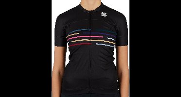 Sportful Short Sleeve Fietsshirt Dames - Zwart - Maat XL