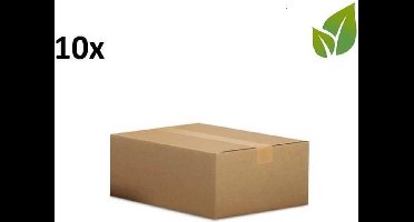 Power Escorts - Gerecycled - 10 stuks - Verzenddoos - 200 x 160 x 75 mm - bruin