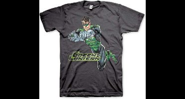 DC Comics Green Lantern Heren Tshirt -L- Distressed Grijs
