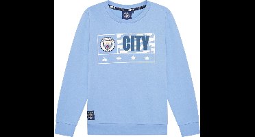 Manchester City Sweater Kinderen - Maat 116 t/m 164 - Man City Trui - Jongens en Meisjes - Blauw - Manchester City Fanmerchandise