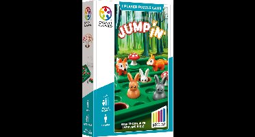 SmartGames Jump In' - Logisch Denkspel - Breinbreker met 60 Uitdagingen - Compact Reisspel & Solospel voor Kinderen & Volwassenen - Vanaf 7 Jaar