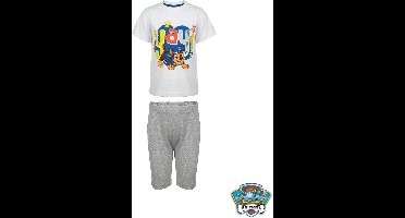 PAW Patrol shortama - Maat 92 - grijs met wit - Chase pyjama