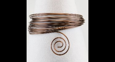 Vaessen Creative Aluminium Draad - 2mm - 50m - Chocolade