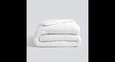 Zydante Dekbed Zonder Overtrek 200x220 cm – Waffle – Hoesloos Dekbed - Wasbaar Dekbed - Wit