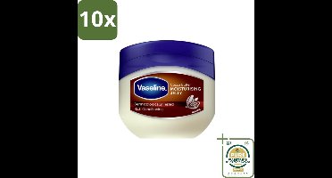 10 x Vaseline – Moisturising Jelly – Cocoa Butter – Verzorgend - 100 ml - Grootverpakking - Huidverzorging - Vochtigheid - Huidbarrière - Droge Huid - Gevoelige Huid