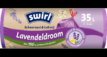 Swirl Vuilniszakken Lavendelroom 35 liter 9 stuks