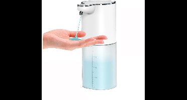 GELLDG 400 ml zeepdispenser - Automatische zeepdispenser voor wandmontage - USB-oplaadbaar - Met sensor - 4 instelbare niveaus - Waterdicht - Geschikt voor keukens, badkamers, scholen en hotels