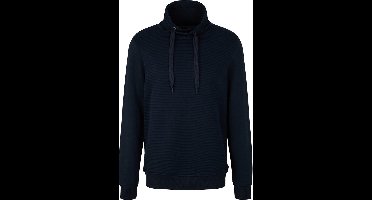 TOM TAILOR quilted fabric mix snood Heren Trui - Maat M