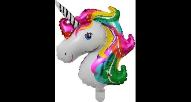 Folieballon eenhoorn| Unicorn | Rainbow | 51 x 32 cm | DM-products