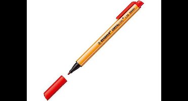 Fineliner stabilo greenpoint 6088/40 large rood | 10 stuks
