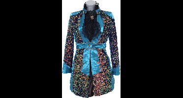 Carnavalsjas Dames - Sequin Delight - Carnaval - Verkleedkleren Vrouwen - Mix Van Kleuren - Maat XXL