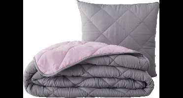 Zydante SwissTech Magic Pillow – Kussen en Dekbed in 1 – Multifunctioneel – Met Ritssluiting – Compact en Praktisch - Grijs / 200x140