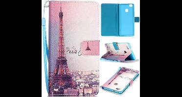 iCarer Eiffel tower wallet case hoesje Geschikt voor: Huawei P9