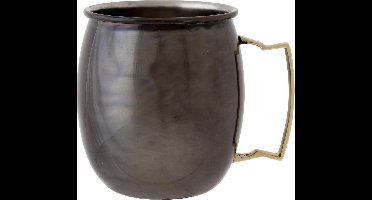 Cosy&Trendy Moscow Beker - Ø 10 cm x 8 cm - Zwart