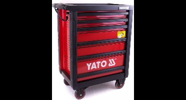 Yato gereedschapswagen leeg zwart en rood