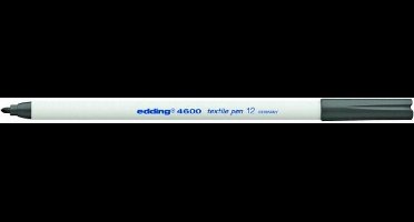 Edding 4600 Textielstift Grijs