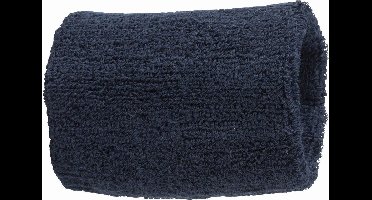 Arowell Premium Pols Zweetbandjes 8 cm - Donkerblauw (2 stuks)