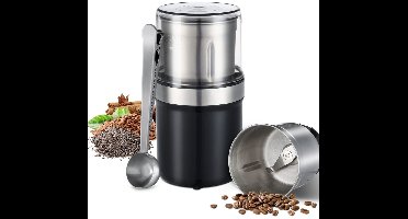 DailySupplies® Koffiemolen Electrisch - Koffiebonen Maler - Koffiebonen Machine - Zwart