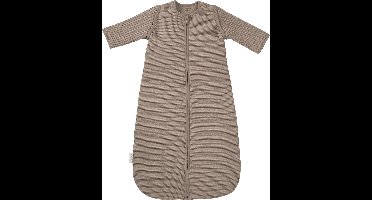 Meyco Baby Studio Collection Classic Baby Slaapzak - Afritsbare Mouwen - Dark Taupe - 70cm - 2.5 TOG