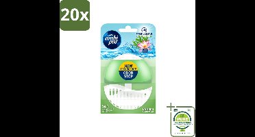 20 x Ambi Pur - Toiletblok - Starterkit 5in1 - Bamboe & Lotus - Toiletblok - 55 ml - Grootverpakking - Vaatwasstrips - Toiletblok - Toiletpot - Frisheid - Rust - Natuurlijke Geur