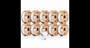 eSUN PLA Basic Filament Wit 1.75 mm – 10 Pack (10x 1 kg) – 3D Printer Filament