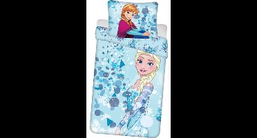 Disney Frozen Dekbedovertrek, Sisters Glow in the Dark - 140 x 200 cm - Katoen - 70 x 90 cm